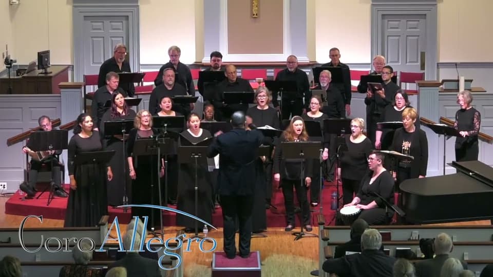 A still from CoroAllegro performing Sigalagala (Let There Be Ululation).